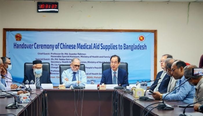 China donates ‘Anti-Dengue Supplies’ to Bangladesh