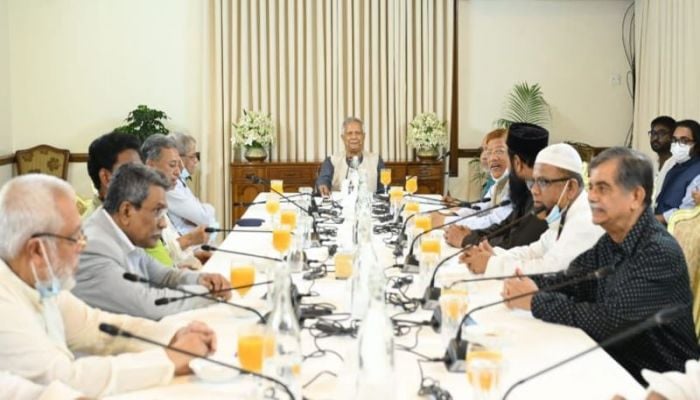 CA holding meeting with four political parties
