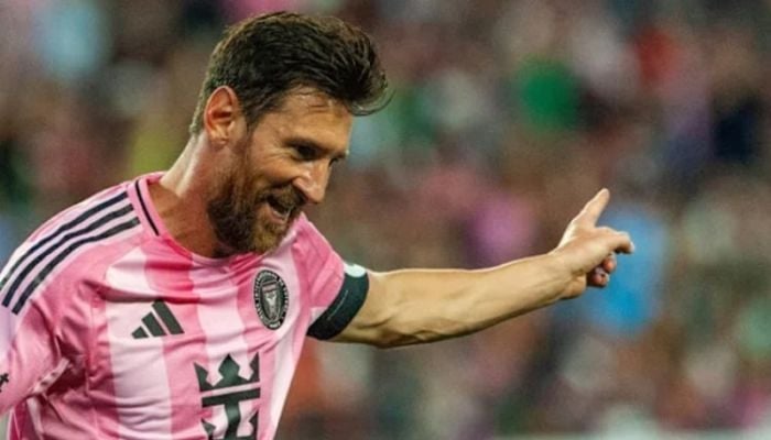 Messi brace buoys Miami in 2-1 MLS victory over New England
