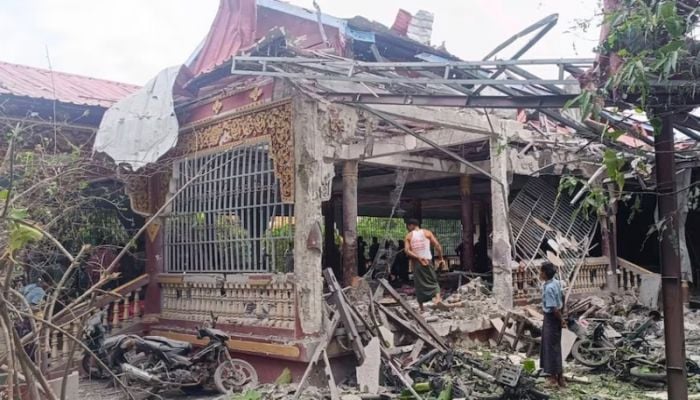 More than 20 civilians killed in Myanmar air strike on monastery