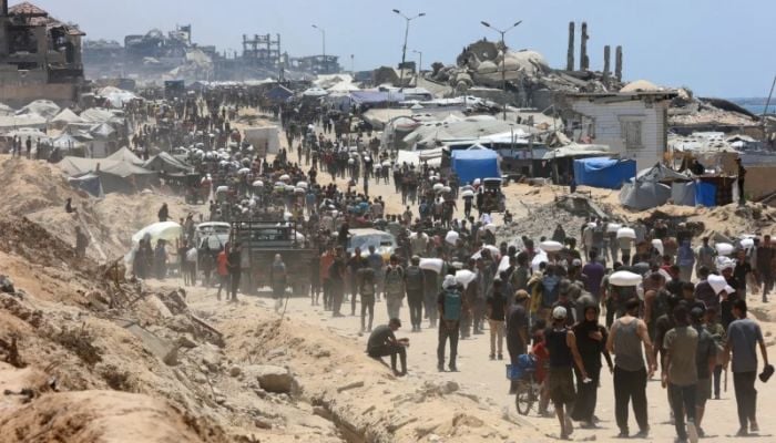 Death toll from starvation in Gaza rises to 115 as Israeli attacks continue