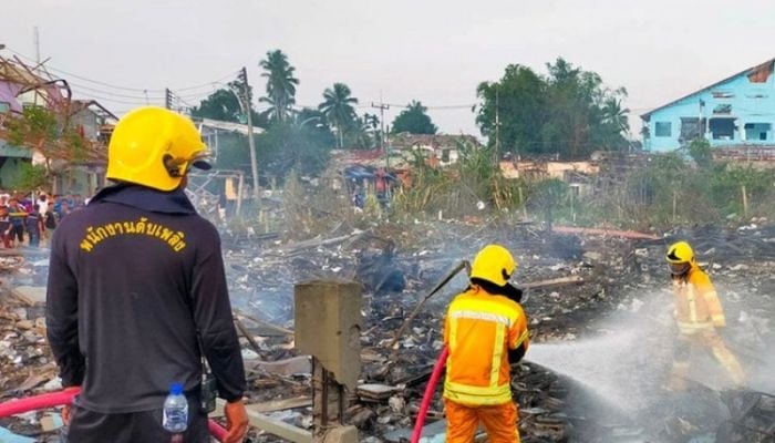 Thailand fireworks factory blast kills four