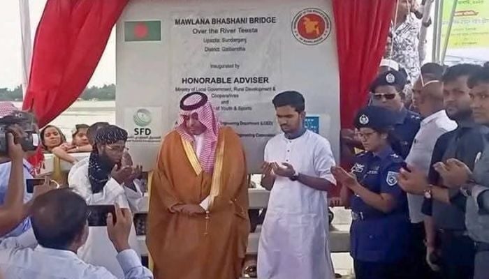 ‘Mawlana Bhashani Bridge’ in Gaibandha opens to traffic