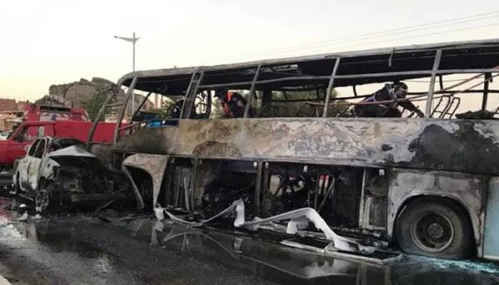 Bus plunges into river in Algeria capital, killing 18