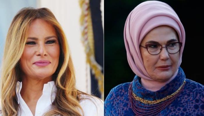 Erdogan's wife calls on Melania Trump to speak up for Gaza's children
