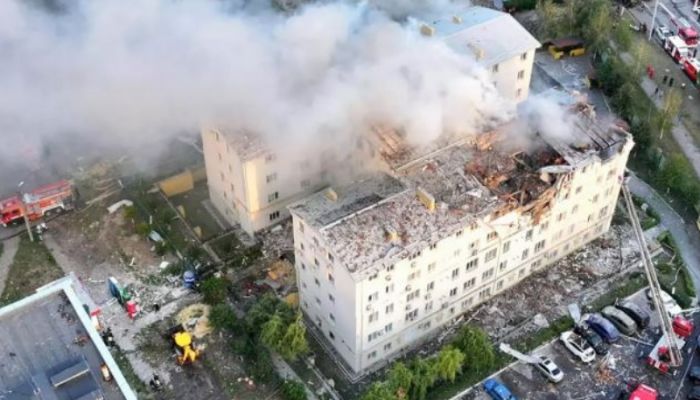 Five killed in Russian drone attack on Ukraine apartment block