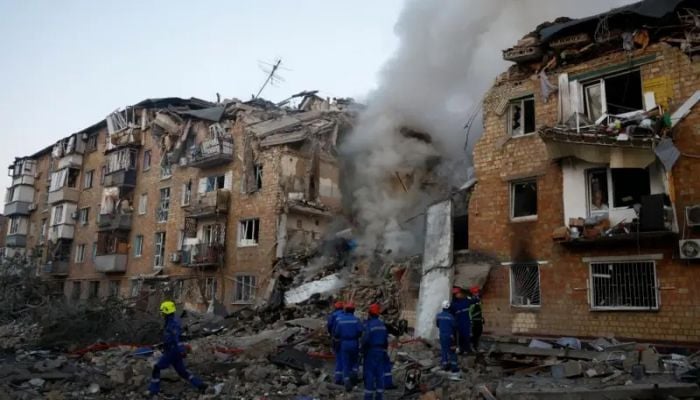 Three children among 14 killed in major Russian attack on Kyiv