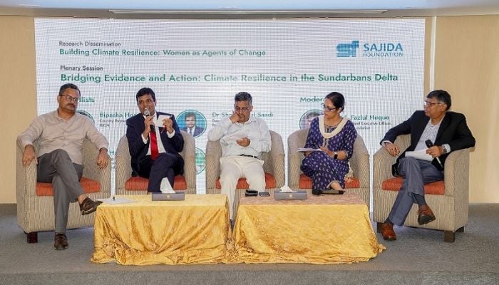SAJIDA Foundation shares insights on women-led climate resilience at research dissemination event 