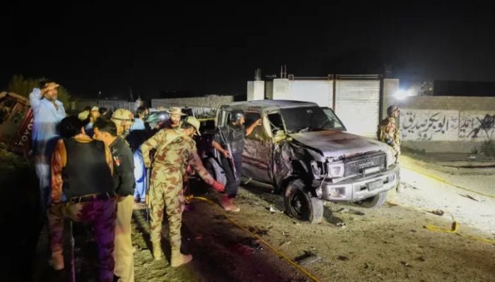 Suicide bombing kills 11 at political rally in southwestern Pakistan