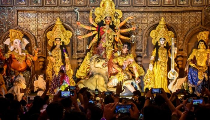 India's divine designs meld with AI at Durga Puja festival