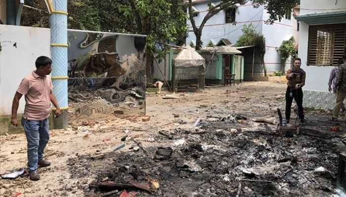 5 held over attack on police at Nural Pagla shrine in Rajbari