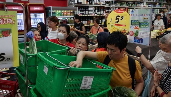 Hong Kong shuts down ahead of world's biggest typhoon this year