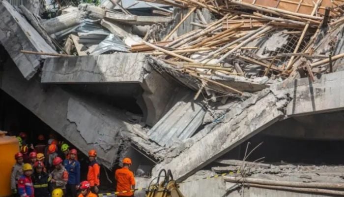 3 killed, dozens trapped after Indonesia school building collapses