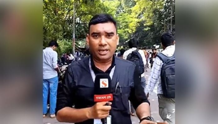 Journalist dies live on air while covering DUCSU polls