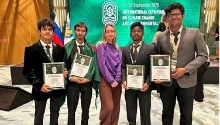 Bangladeshi student wins gold at Int'l Climate Olympiad in Russia