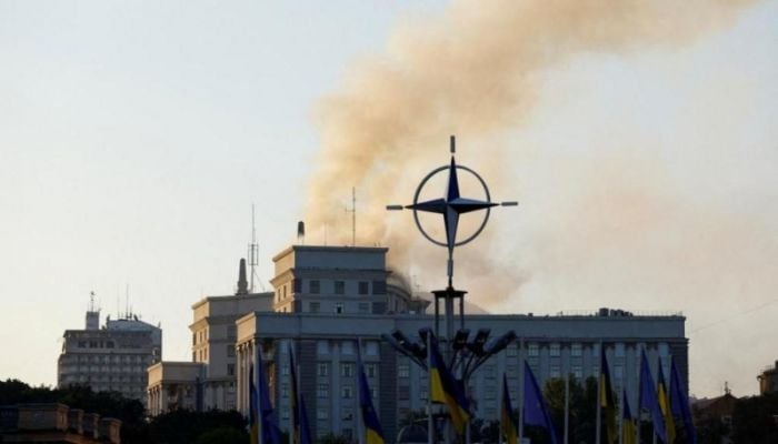 Russia hits a Ukrainian government building for first time