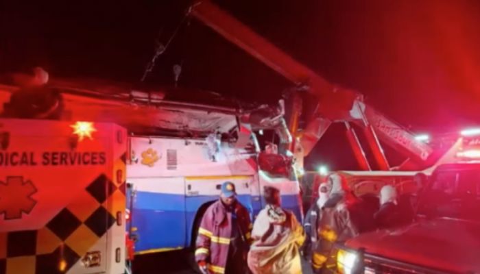 At least 40 killed in South Africa bus crash