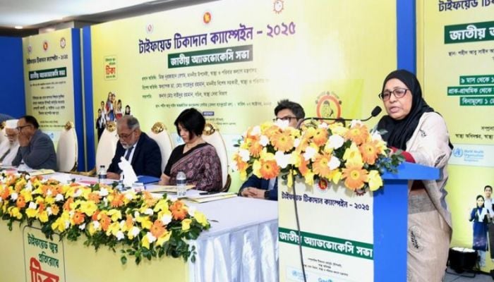Health Adviser for ensuring 100% typhoid vaccination coverage