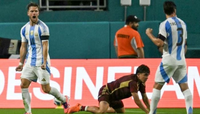 Messi-less Argentina down Venezuela in friendly