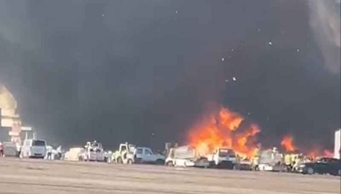 Fire breaks out at Shahjalal airport cargo village
