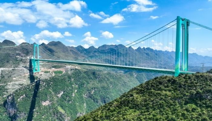 ‘I can touch the clouds’: how it feels to cross the world’s highest bridge