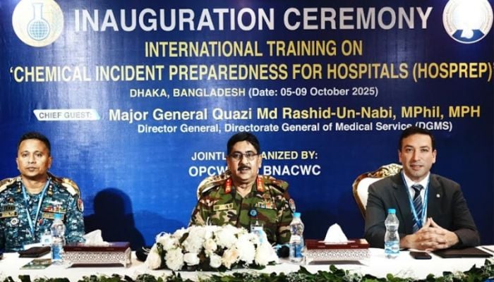 Int'l training on Chemical Incident Preparedness for Hospitals begins