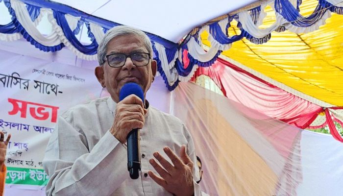 Let's hold election to save people: Mirza Fakhrul 