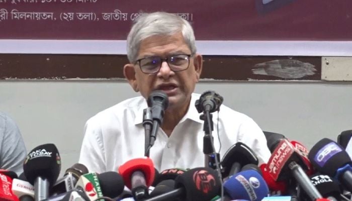 Yunus govt will bear responsibility for any election delays: Mirza Fakhrul
