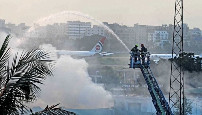 Shahjalal airport fire fully under control, flight resumes from 9 pm