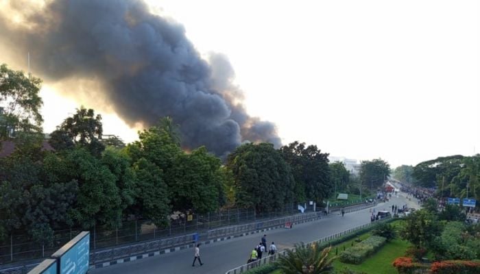 Fire at Shahjalal airport cargo village halt flight operations