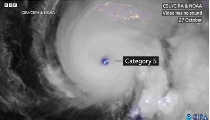 Hurricane Melissa: Jamaica braces for world's strongest storm of 2025