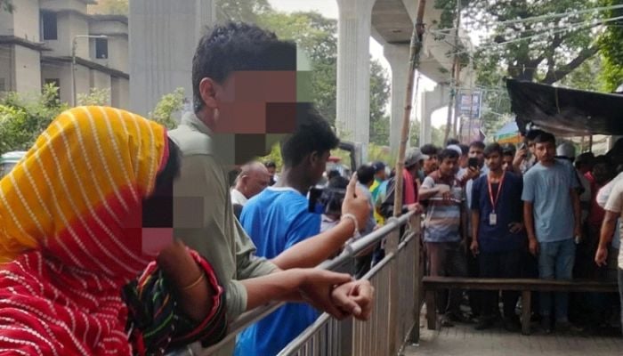 Pedestrian crushed under 'heavy object' falling from Metro Rail pillar at Farmgate
