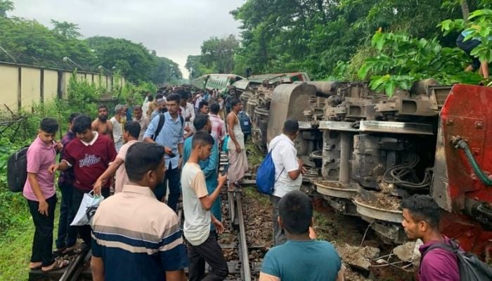 Udayan Express derailment in Sylhet halts rail links with rest of Bangladesh