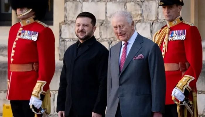 King Charles meets Ukraine's Zelensky at Windsor