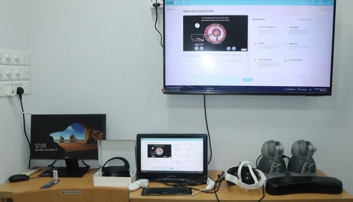 Orbis’s VR simulator installed at Ispahani Eye Hospital to enhance surgeons’ skills