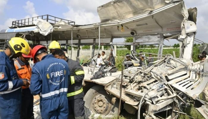 Bus accident kills 20 in India's Telengana