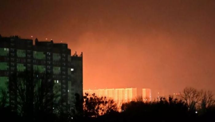 Ukrainian capital comes under 'massive' attack