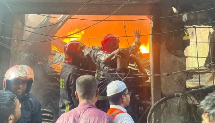 Plastic factory fire at Islambagh under control