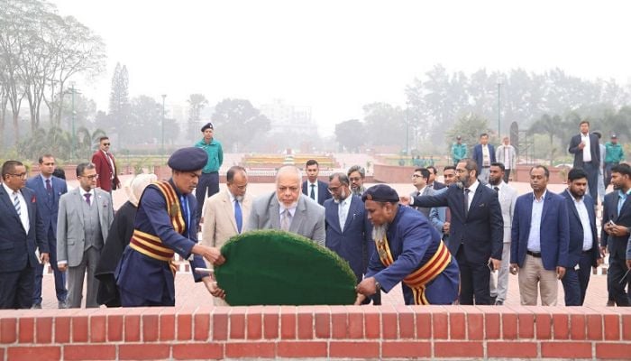Newly appointed Chief Justice pays homage to Liberation War martyrs
