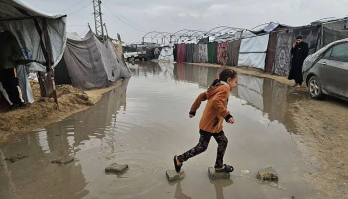 Flood misery for Gazans awaiting next stage of peace plan