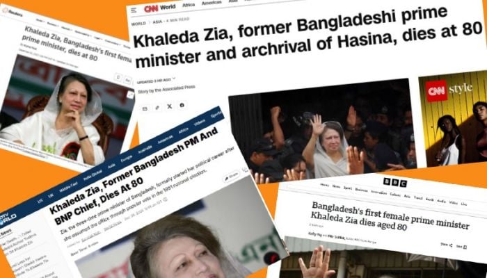 Khaleda Zia's death draws wide global media coverage 