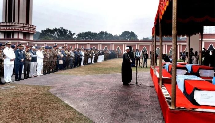 Janaza of peacekeepers martyred in Sudan held