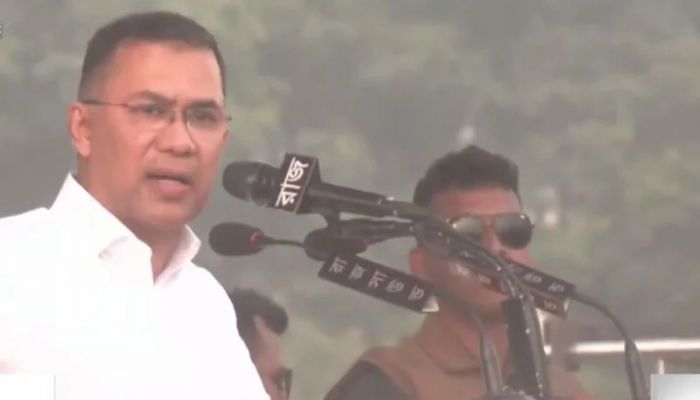 Tarique Rahman reaches 300 feet reception venue