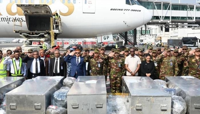 Bodies of six fallen Bangladeshi peacekeepers return home