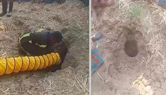 Child trapped 35 feet deep in abandoned tubewell in Tanore, rescue operation continues