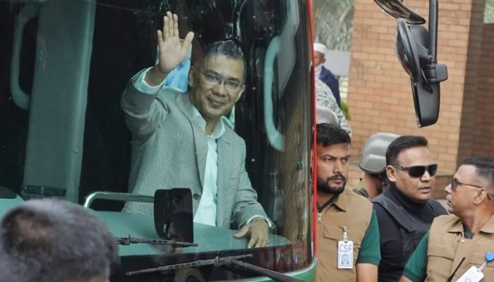 Tarique Rahman goes to visit Khaleda Zia at hospital