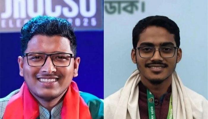 JnUCSU VP Riazul, GS Alim