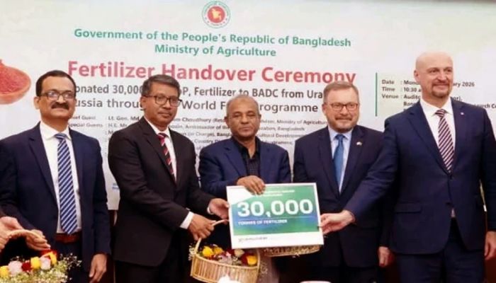 Russia to gift 30000 tons of fertilizer to Bangladesh 