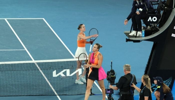 No handshake as Sabalenka sets up repeat of 2023 Melbourne final