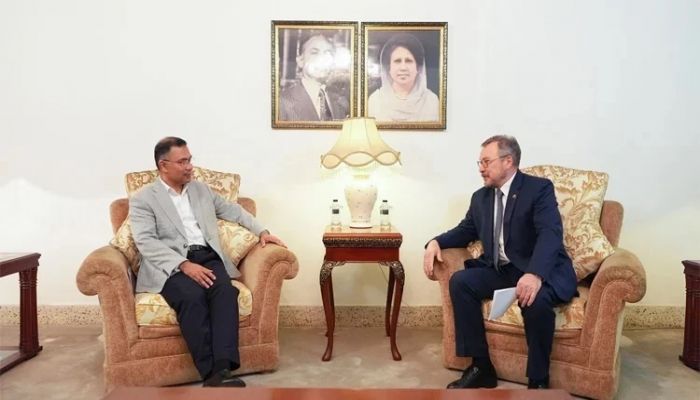 Russian ambassador meets Tarique Rahman